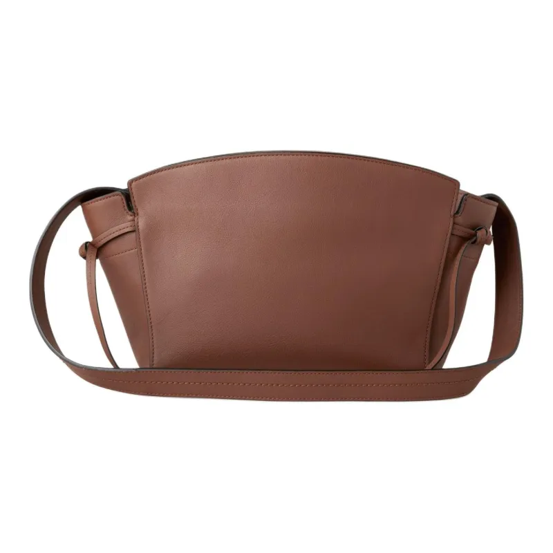 Mulberry Grain Leather Shoulder Bag, Crossbody Bag Women's Bright Umber-2