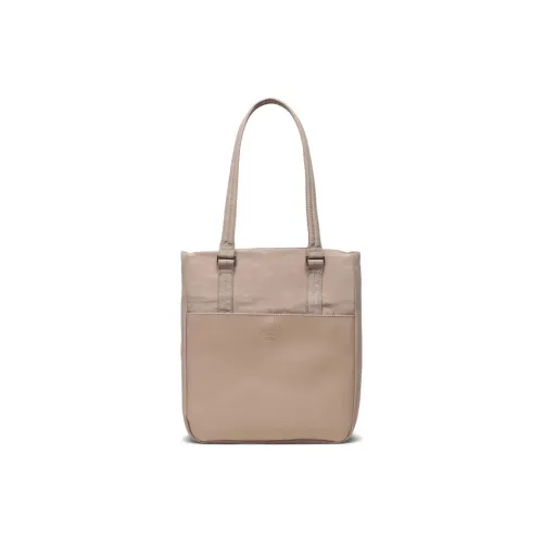 Herschel Nylon Plus Bag Shopping Bag Handbag Small Size Unisex Light Taupe