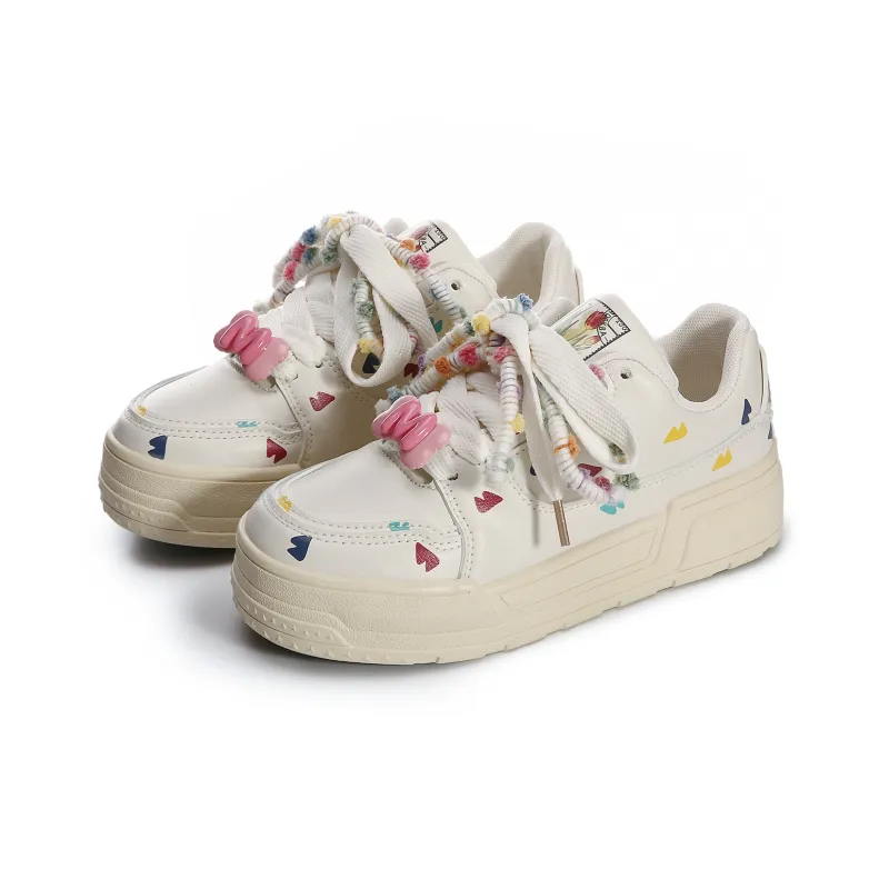 Cob Slip Resistant Water Resistant Lightweight Low Top Skateboard Shoes Women's Beige-1