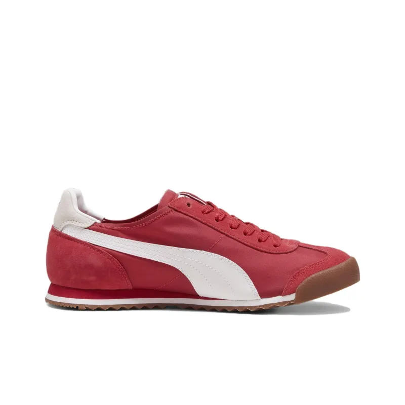 PUMA Roma OG OG Nylon Slip Resistant Low Top Casual Shoes Unisex Red White-1