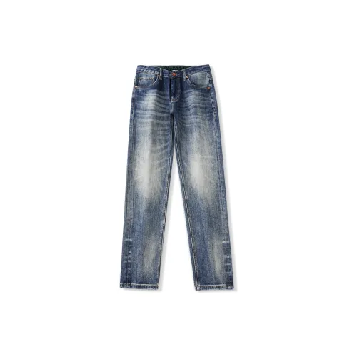 Jeep Jeans Men Vintage Blue