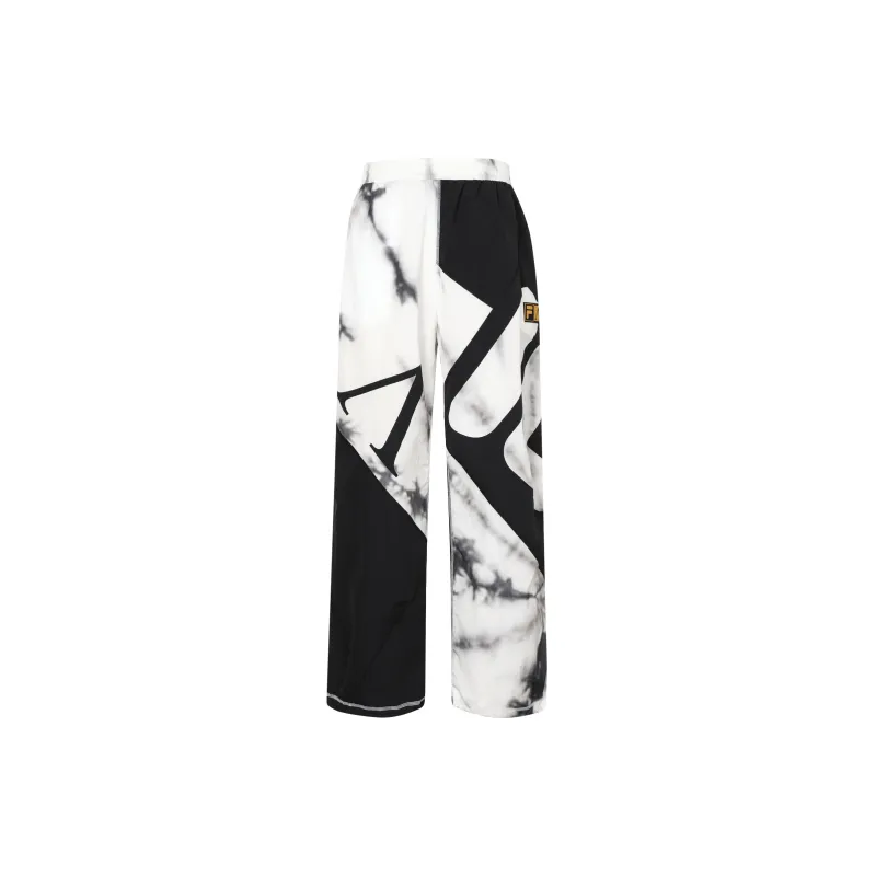 FILA FUSION FILA X ARIES Knitted Sports Pants Unisex Pitch Black-1