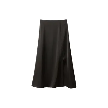 Huagaa Casual Long Skirts Women's Black