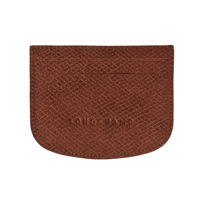 LONGCHAMP Épure Logo embossed Leather Cardholder-3