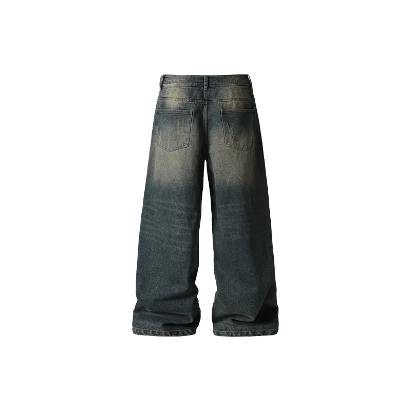 JHYQ Jeans Spring Fall Unisex Blue-1
