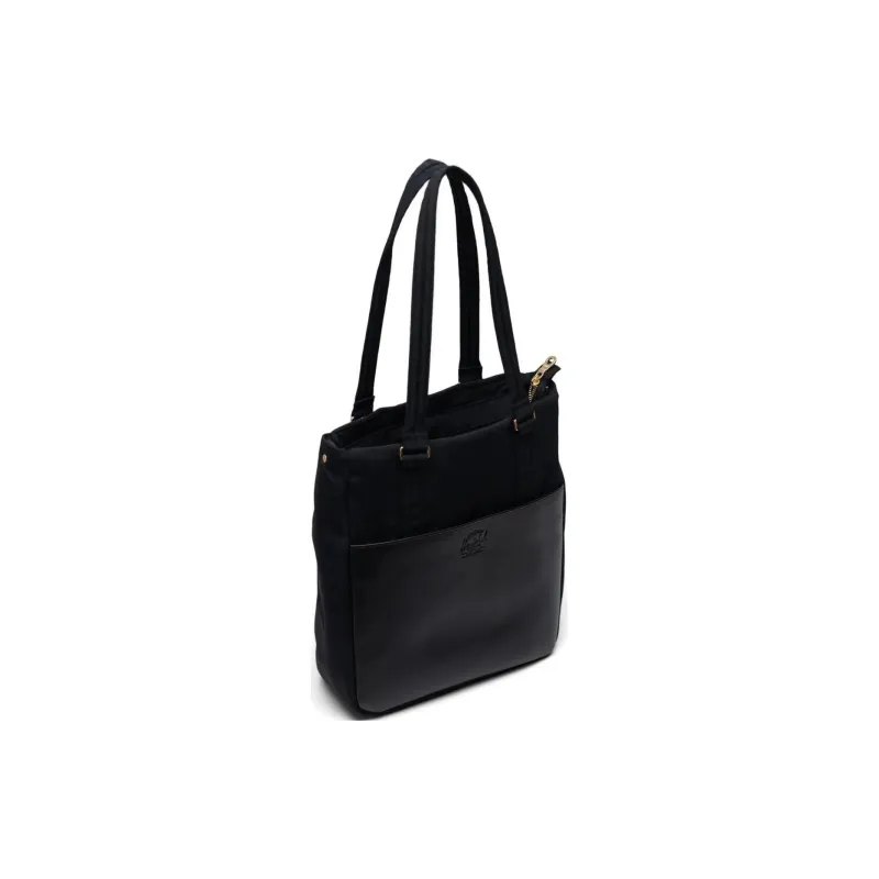 Herschel Nylon Tote Bag Shopping Bag Handbag Small Size Unisex Black-1