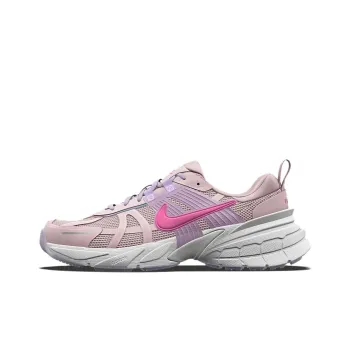 Nike V2K Run Cushioning Wear Resistant Low Top Training Running Shoes Unisex Pink