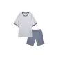 [Short-Sleeved Shorts]Coconut Gray-Men's
