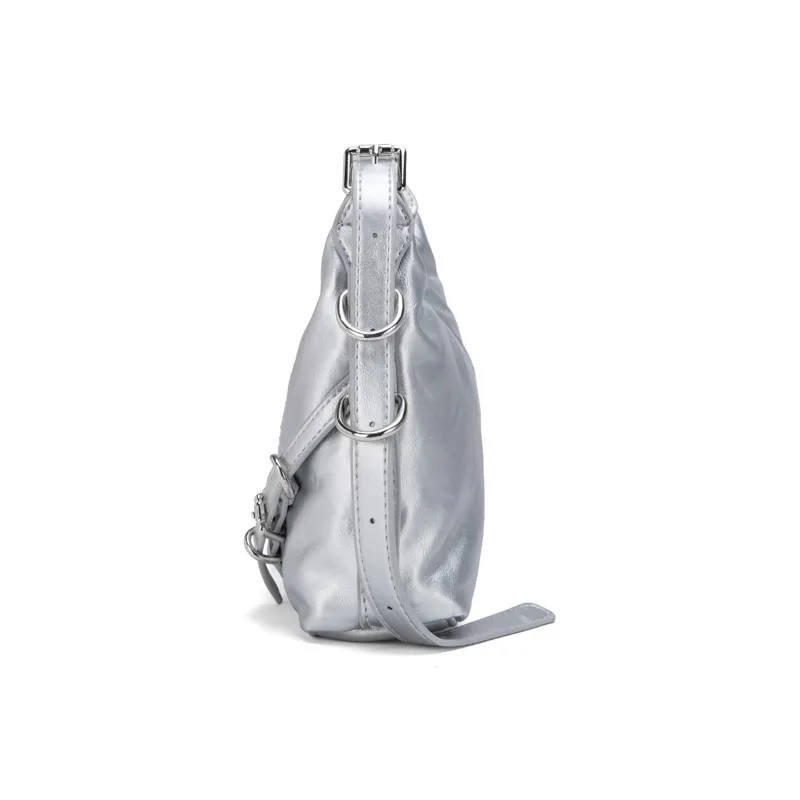 UNITE STAR PU Crossbody Bag Shoulder Bag Regular Women's Silver/White/Black-17