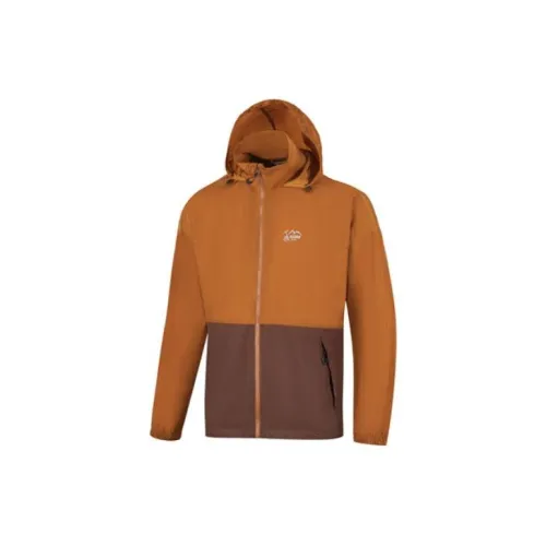 OZARK GEAR Jackets Men Pumpkin Brown/Cocoa Brown