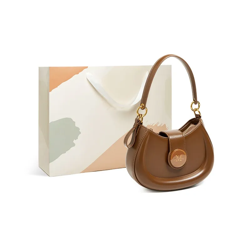 15 MINS Synthetic Leather Shoulder Bag Crossbody Bag Shoulder Bag Regular Women's Ecru & Apricot/Midnight Black/Coffee-10
