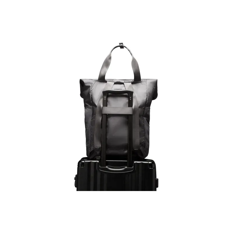 Lululemon Packable Polyester Backpack Handbag Unisex Smoke Gray & Lichen Lime & Black-3