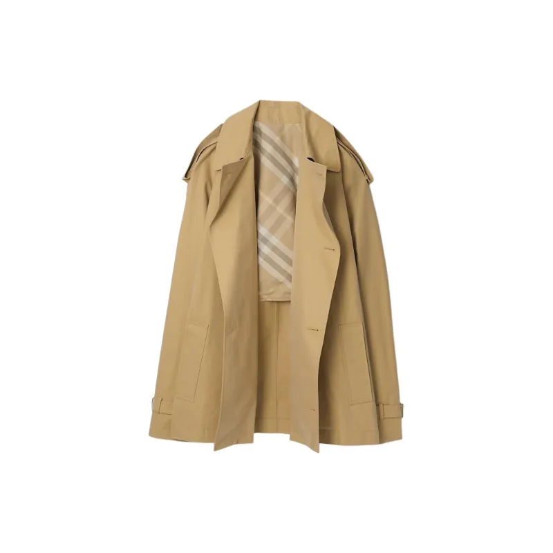 Burberry Cotton Waterproof Trench Coat-1