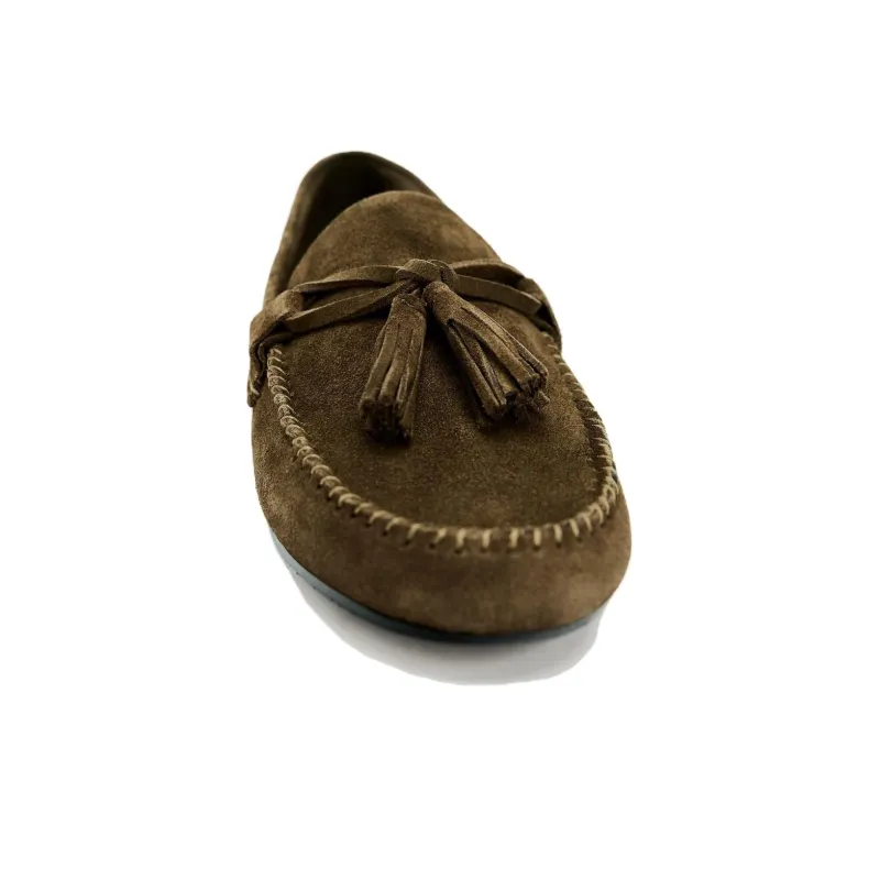 ZARA Loafers Women's Khaki Green-1