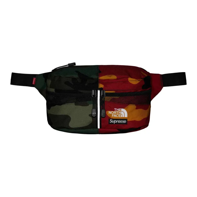 Supreme THE NORTH FACE Collaboration Nylon Fanny Pack Regular Unisex Multicolor-11