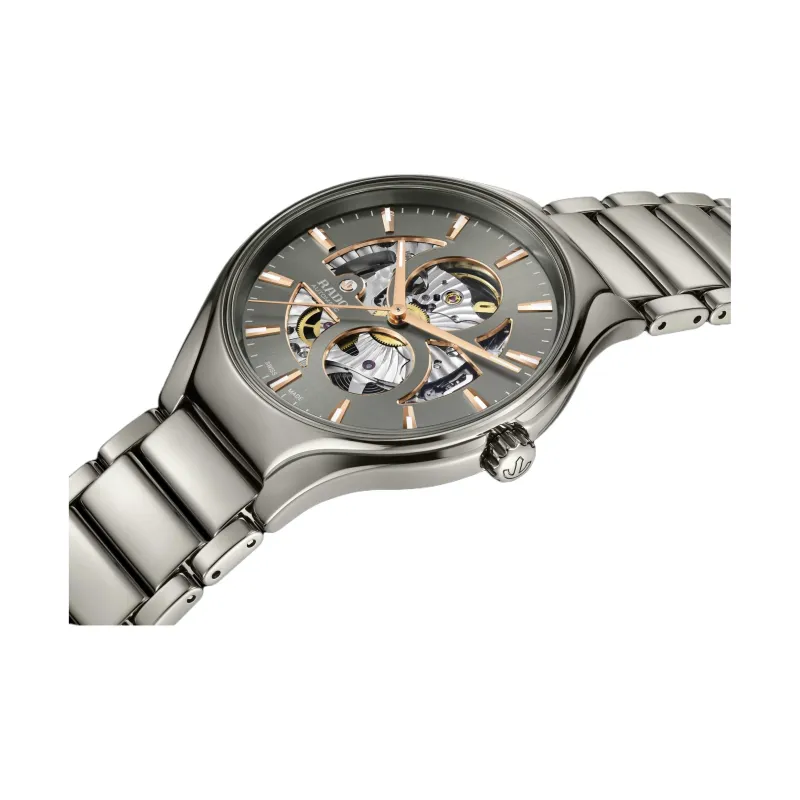 RADO Realme Collection Automatic Mechanical Movement Unisex Watch 40mm Cut Out Dial Ceramic Watch Case Ceramic Strap-1