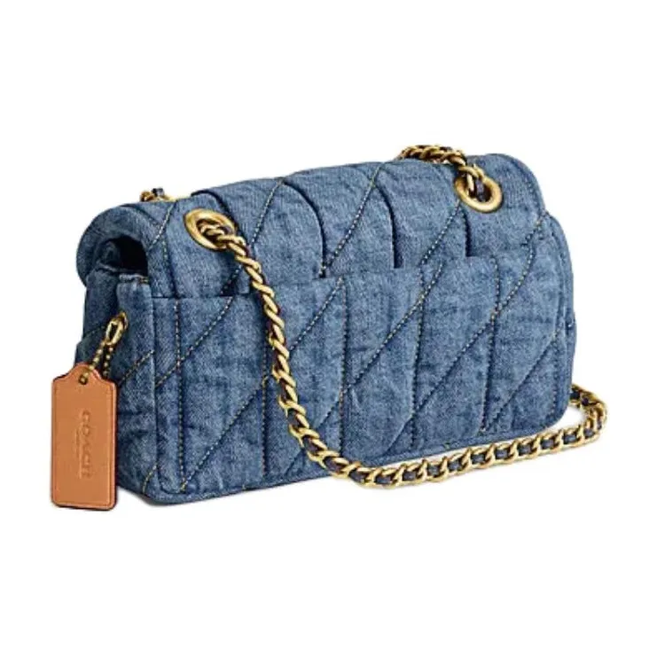 COACH Tabby Fabric Crossbody Bag, Shoulder Bag Women's Indigo-1
