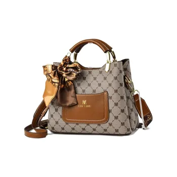 Weymond PU Shoulder Bag Crossbody Bag Handbag Regular Women's Coffee/Earth Yellow