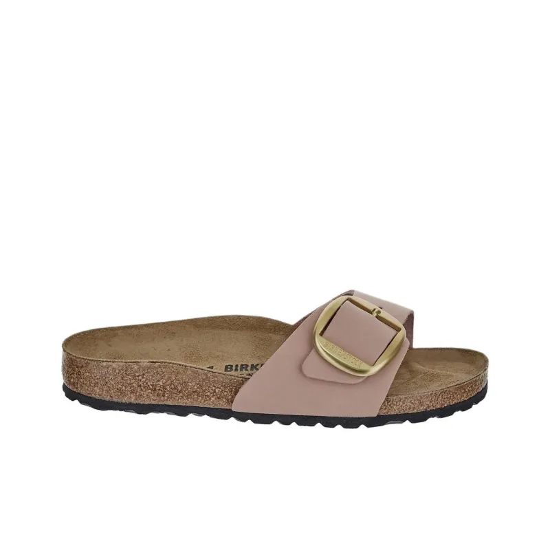 Birkenstock Madrid Big Buckle Suede Slides Women's-1
