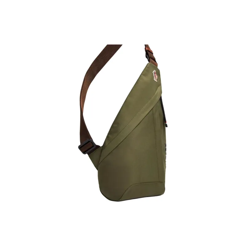 Moncler Nylon Sling Bag Men's Green-1