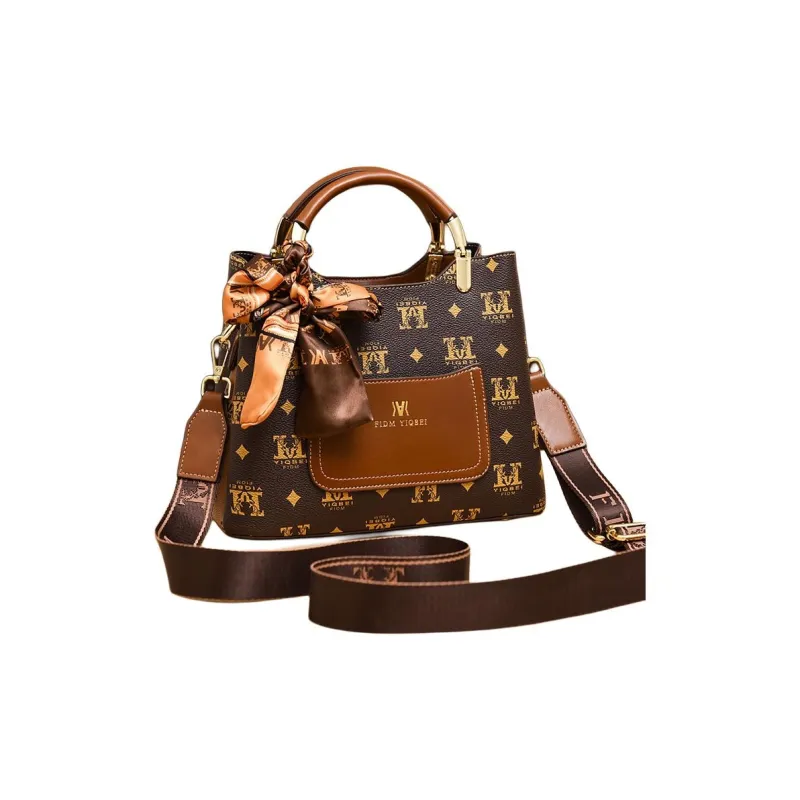 Weymond PU Handbag Shoulder Bag Crossbody Bag Backpack Women's Coffee/Earth Yellow-4