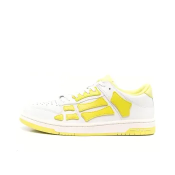 AMIRI Skel Top Low White Fluorescent Yellow