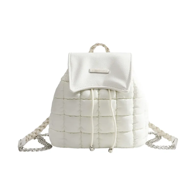 UNITE STAR PU Backpack Handbag Regular Women's Bubble Gum White/Jumping Candy Color-0