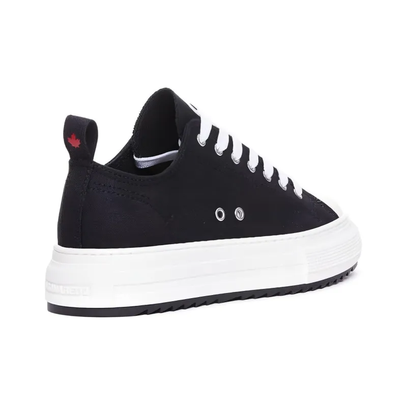 DSQUARED 2 Round Toe Platform Sneakers-3