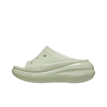 Crocs Crush High Shine Slides 'Light Green' Women's