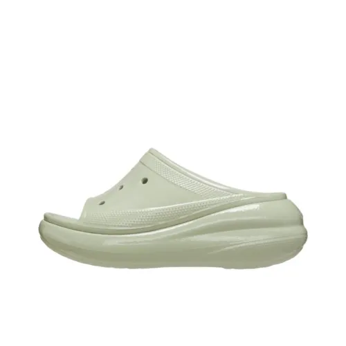 Crocs boot Crush High Shine Slides 'Light Green' Women's