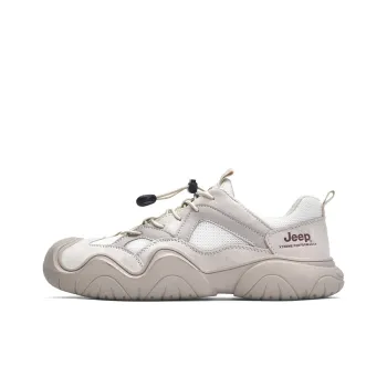 Jeep Cushioning Anti Slip Wear Resistant Breathable Lightweight Rebound Low Top Casual Shoes Unisex Sand