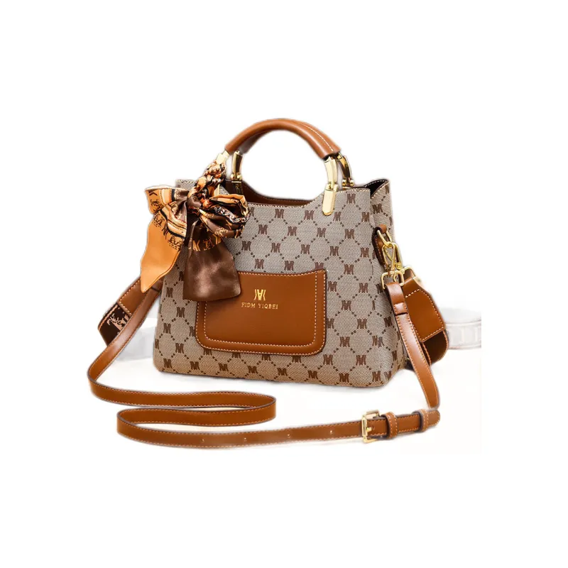 Weymond PU Shoulder Bag Crossbody Bag Handbag Regular Women's Coffee/Earth Yellow-5