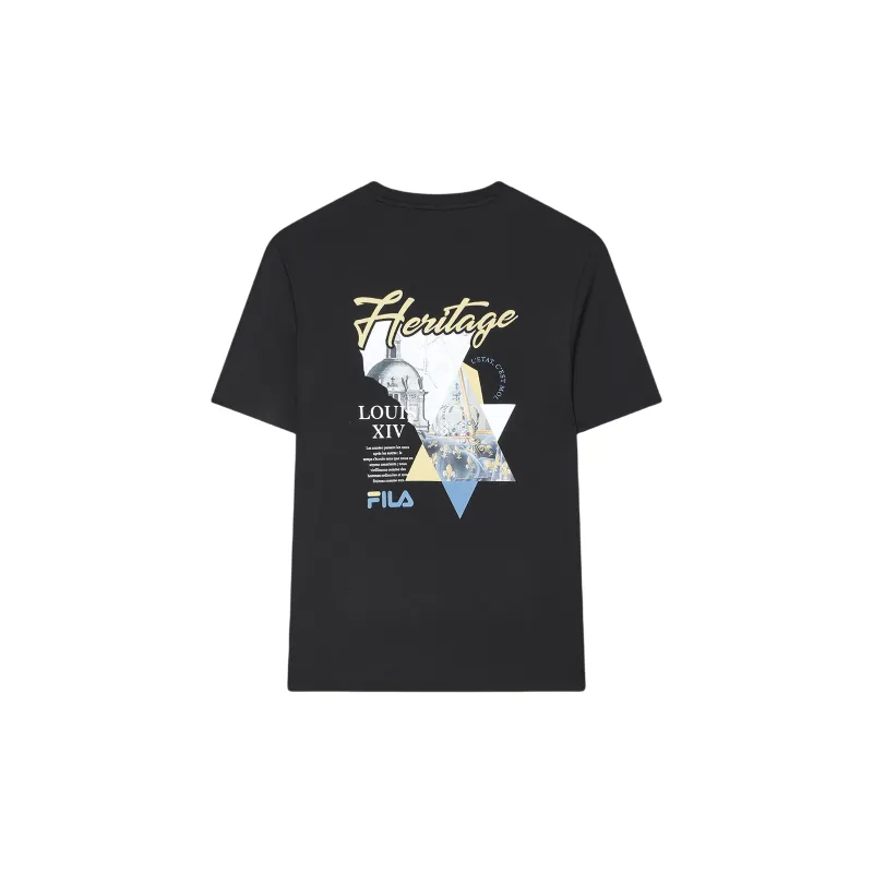 FILA T Shirts Men Jet Black-1