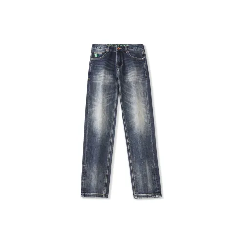 Jeep Jeans Men Gray Blue