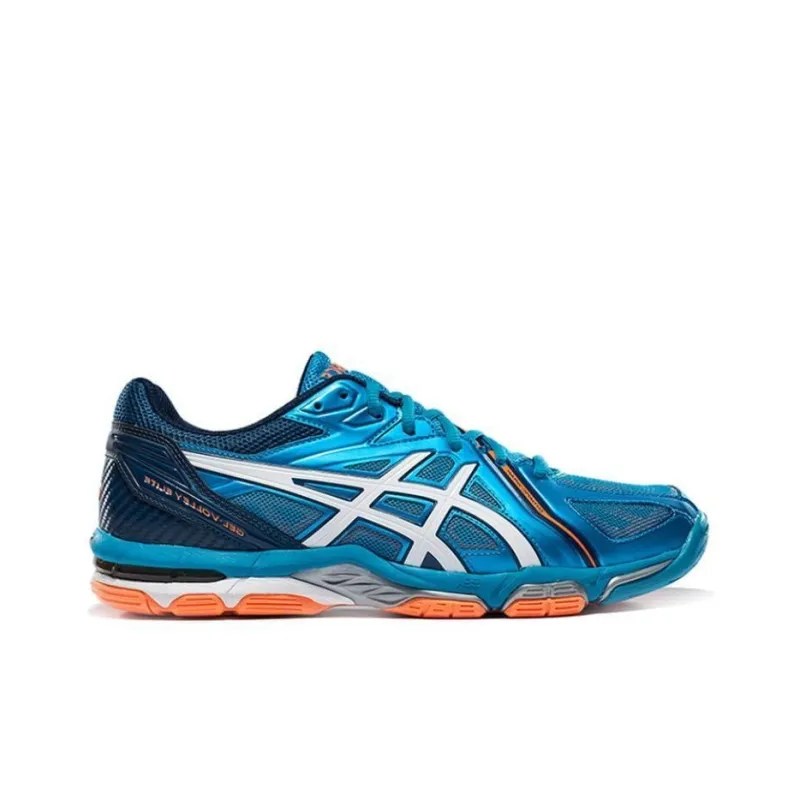 Asics Gel-Volley Elite 3 Wear-Resistant Low-Top Training Shoes Men's Blue-1