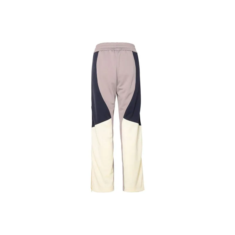 PALM ANGELS Logo Embroidered Colour Blocked Track Pants-1