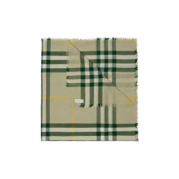 Burberry Knit Scarves Men's Green