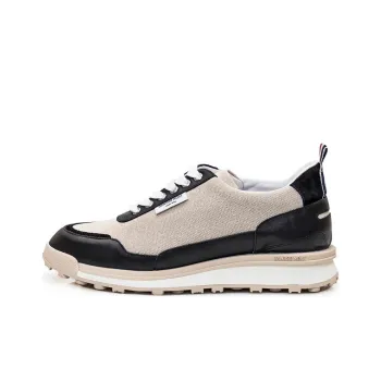 THOM BROWNE Alumni Panelled Round Toe Sneakers