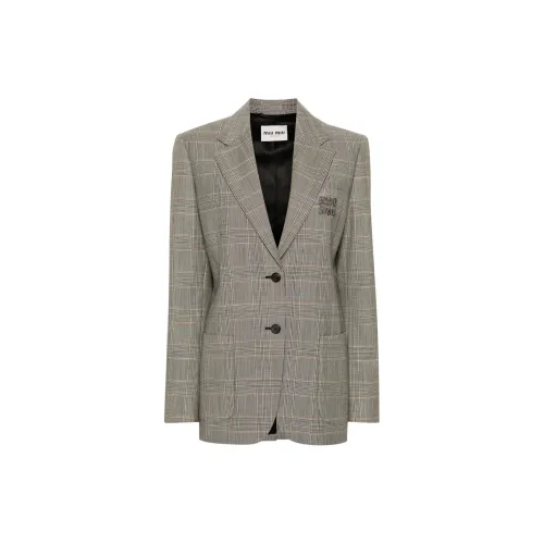 MIU MIU Jackets Coats Women's Gray
