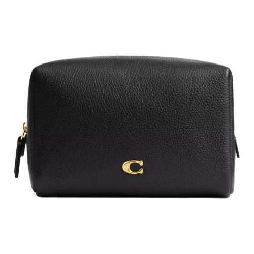 COACH Cosmetic Makeup Bags Black