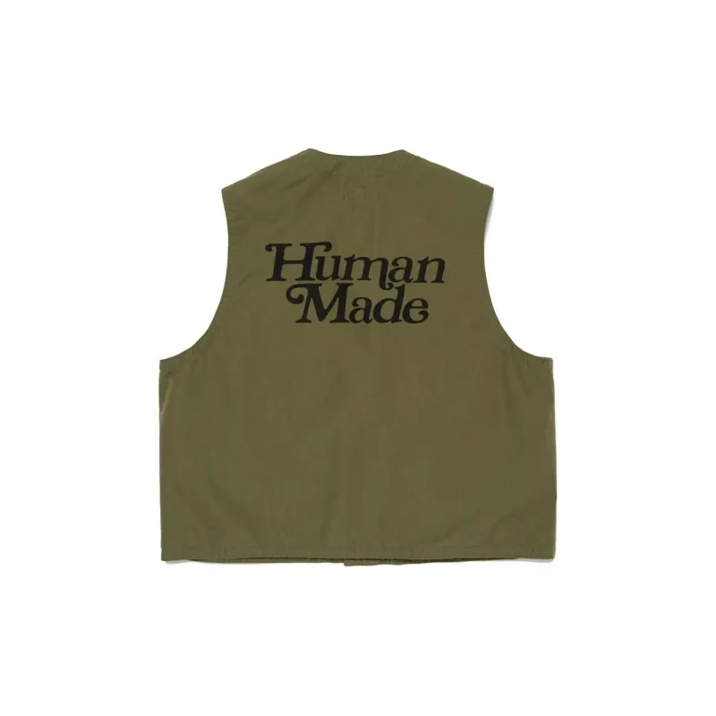 HUMAN MADE PROTOTYPE Series Vests Unisex Green-1