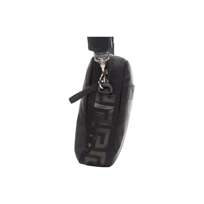 VERSACE Nylon Camera Bag, Messenger Bag, Shoulder Bag, Crossbody Bag Unisex Black-2