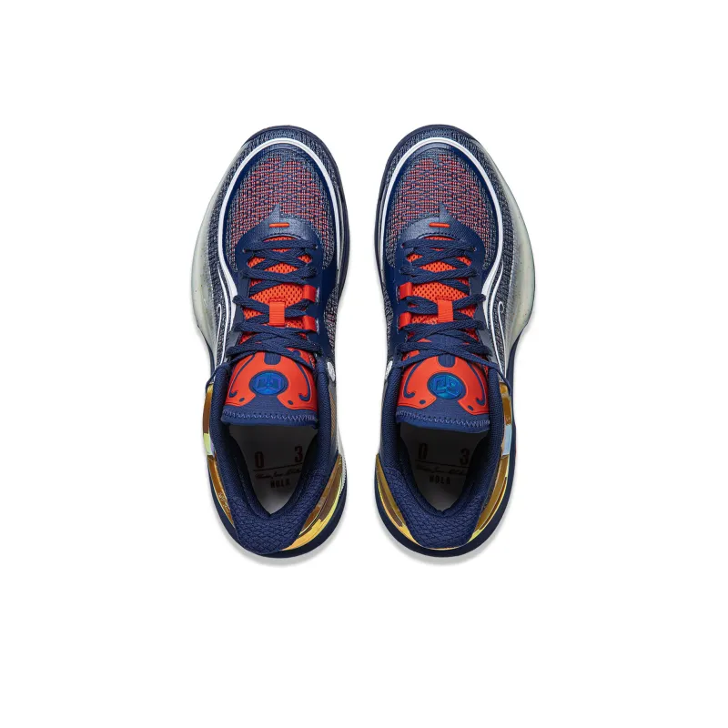 LiNing CJ 3 Anti Slip And Wear Resistant Rebound Low Top LINING BOOM Technology Basketball Shoes Men's Navy-4
