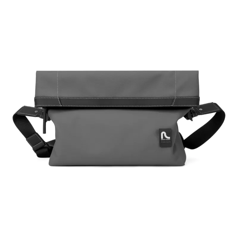 PIERRE CARDIN Minimalist Style Trendy Youth Messenger Bag Backpack Regular Men's Black-7