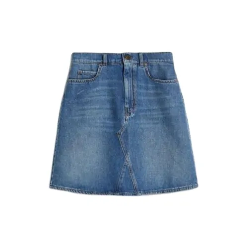 MaxMara Denim Short Skirts Women's Blue