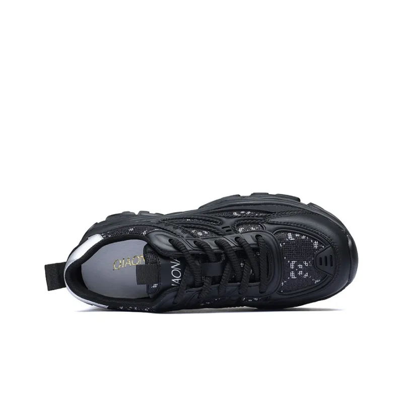 QIAONAI Abrasion-Resistant Low-Top Chunky Sneakers Women's-9