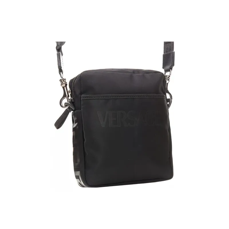 VERSACE Nylon Camera Bag, Messenger Bag, Shoulder Bag, Crossbody Bag Unisex Black-1