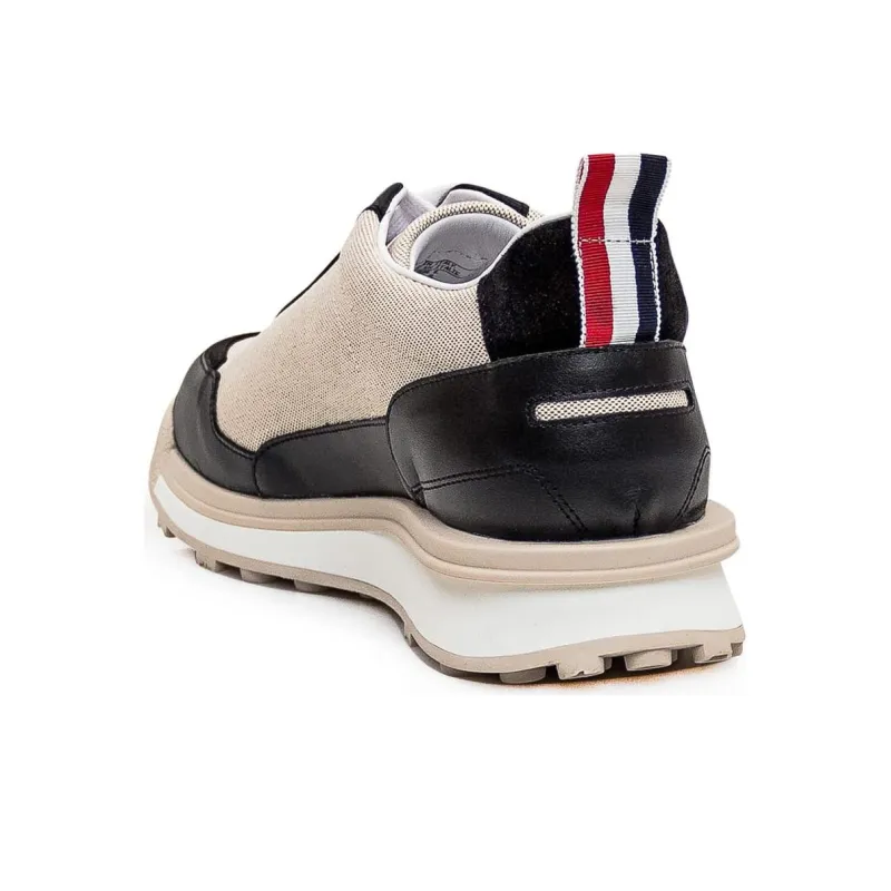 THOM BROWNE Alumni Panelled Round Toe Sneakers-3