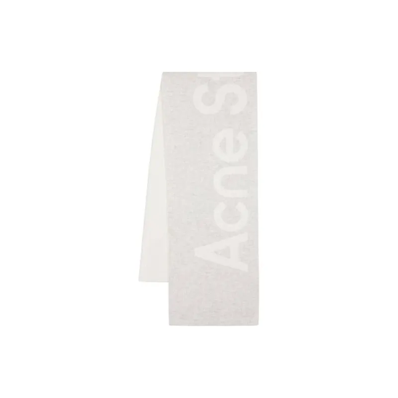 Acne Studios Knit Scarves Men's Beige-0
