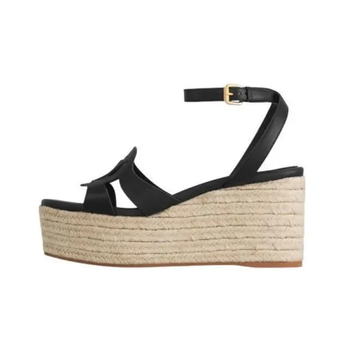 LOUIS VUITTON Isola Strap Sandals 4cm Women's Black
